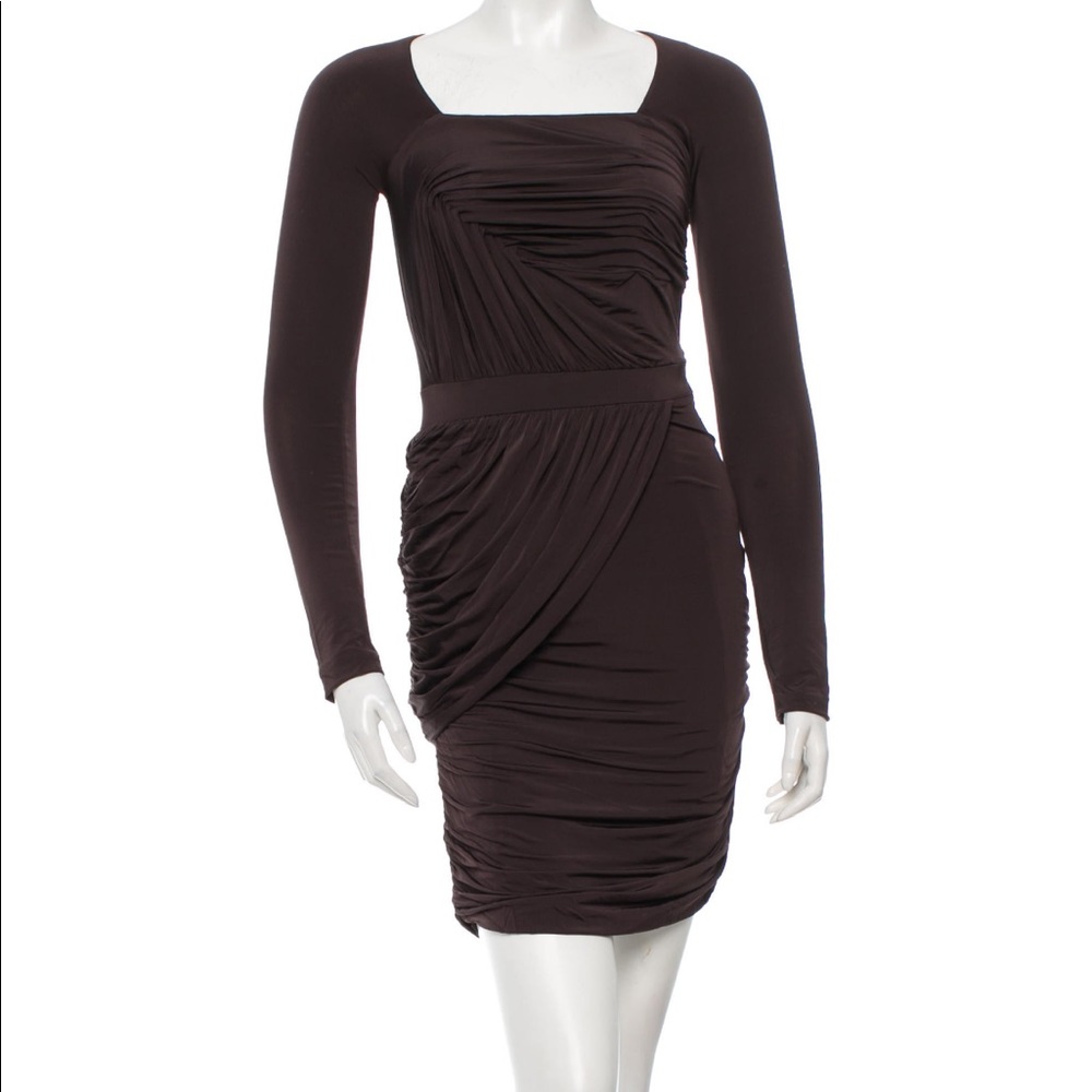 Christian Cota ruched dress size 2